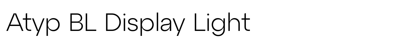 Atyp BL Display Light